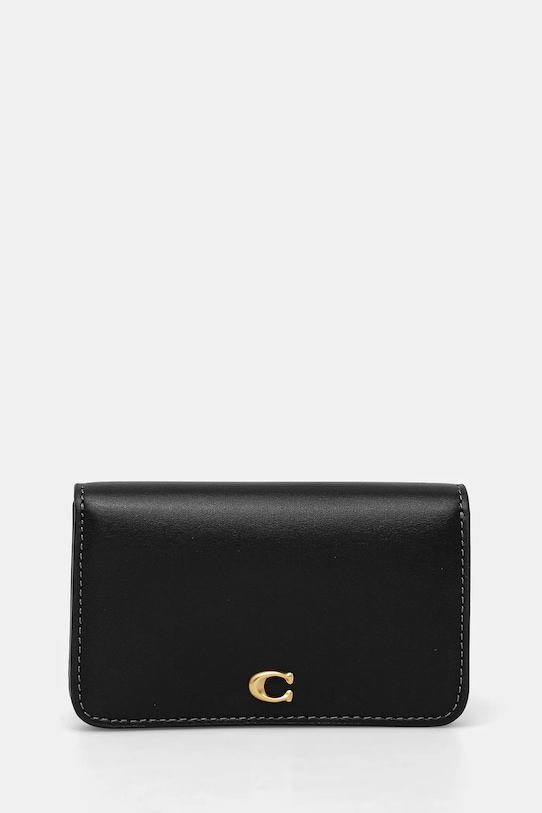 

Кожаный кошелек Coach, черный