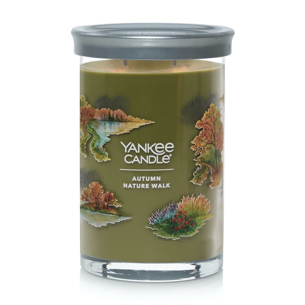 

Yankee Candle Autumn Nature Walk, 20 унций. Фирменная большая свеча-тумблер, цвет Medium Green