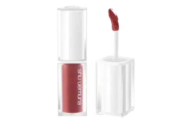 Shu Uemura Шелковистый блеск для губ с эффектом росы, легко растушевывается, стойкий, 5,4 г, #945