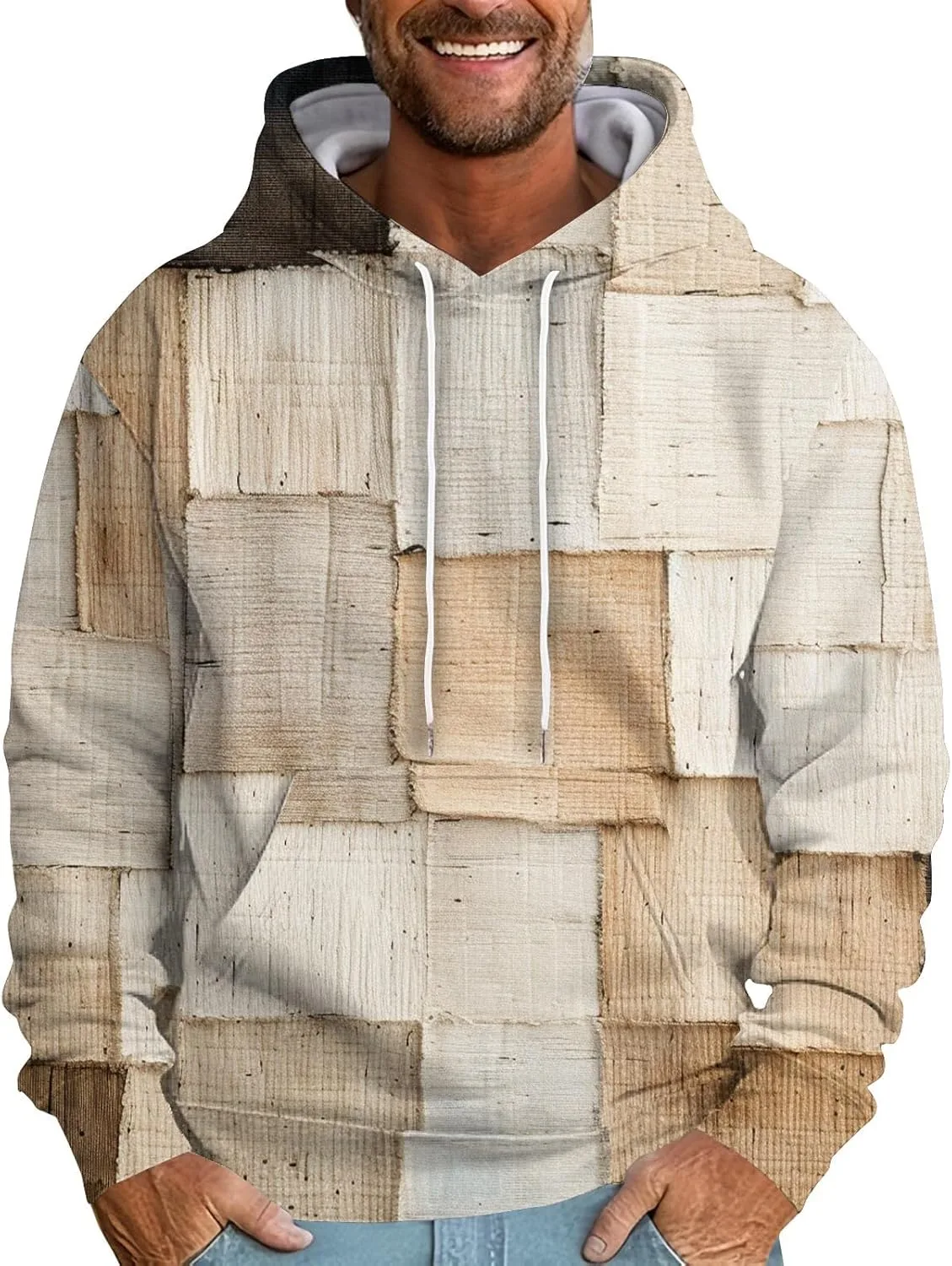 

Толстовка GOFULY мужская с капюшоном и карманами