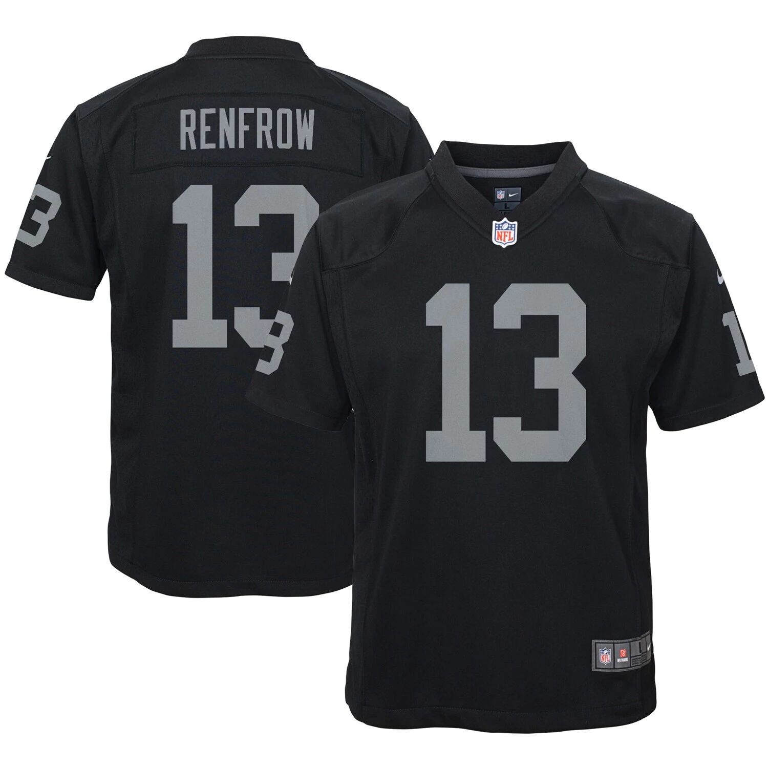 

Молодежная игровая майка Nike Hunter Renfrow Black Las Vegas Raiders Nike