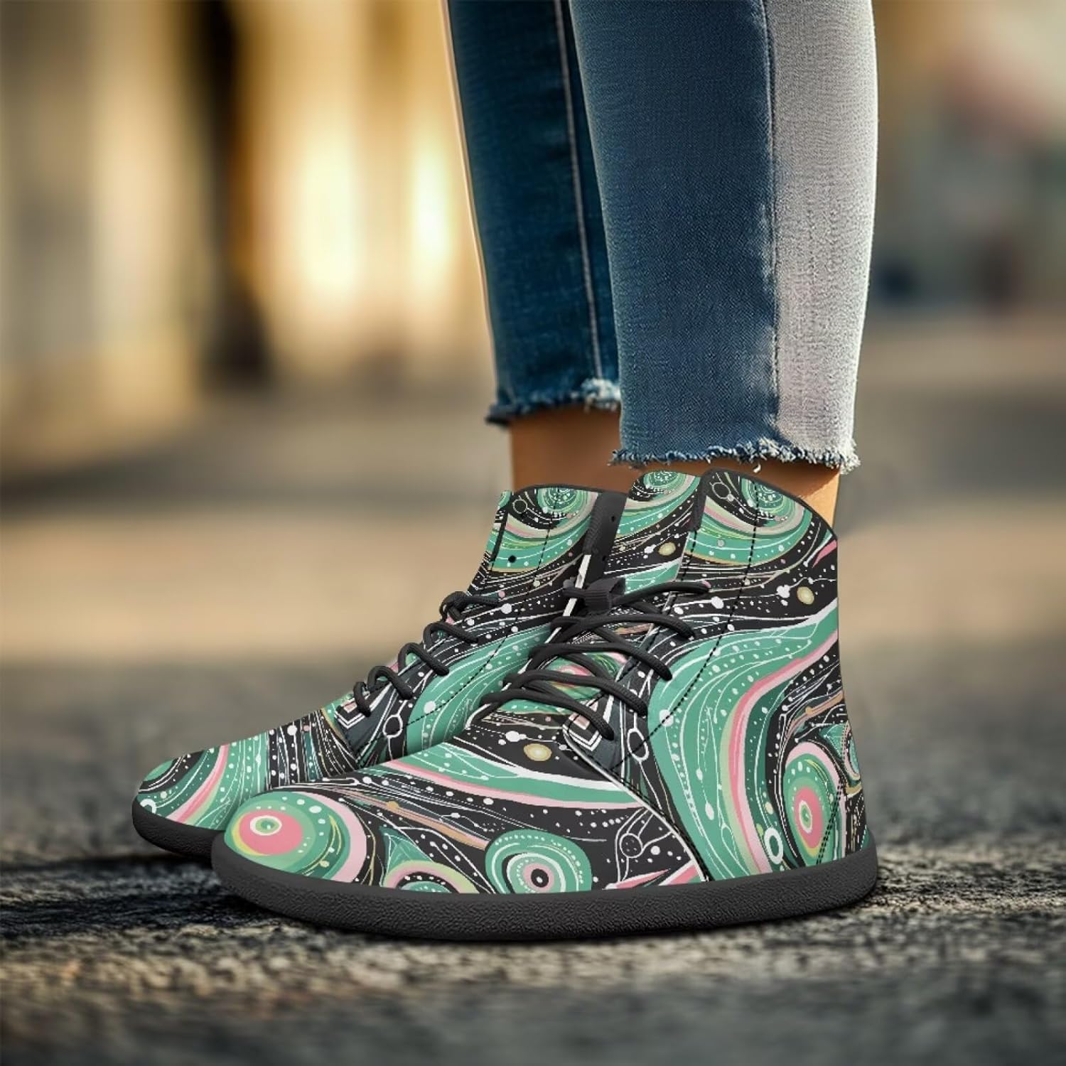 Кроссовки Binienty Fashion Barefoot Flat для мужчин и женщин, зеленый — фото 3