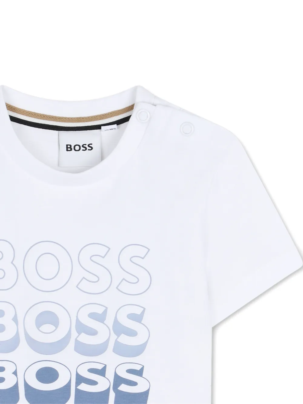 Футболка с графичным принтом Boss Kidswear, белый — фото 3