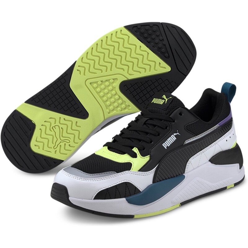

Freizeitschuhe x-ray 2 square Puma, цвет puma white-puma black-fizzy ye 001