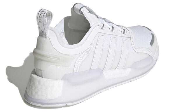 Кроссовки оригиналы nmd_r1 v3 Adidas, белый — фото 4