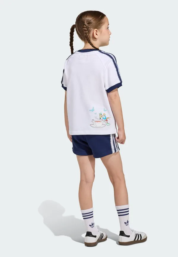Футболка с принтом по мотивам «алисы в стране чудес» Adidas Originals, White Night Indigo — фото 2