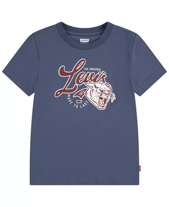 

Футболка с талисманом для малышей Levi's, синий