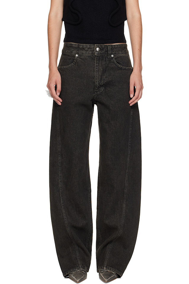 

Гибкие джинсы Eckhaus Latta, серый