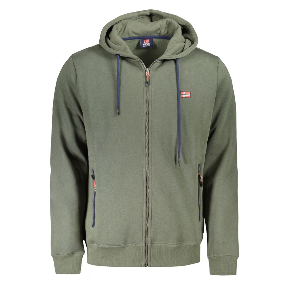 

Зеленый хлопковый мужской свитер Geographical Norway