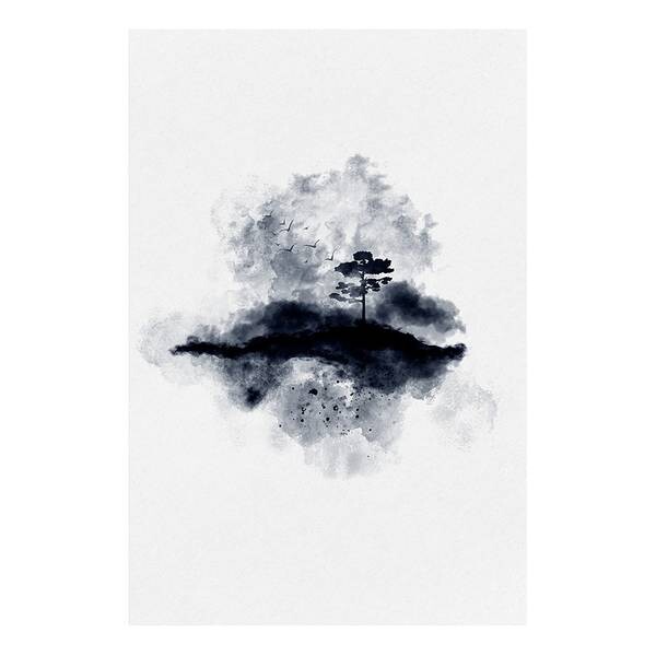 

Фреска Artgeist Lone Tree, черно-белый
