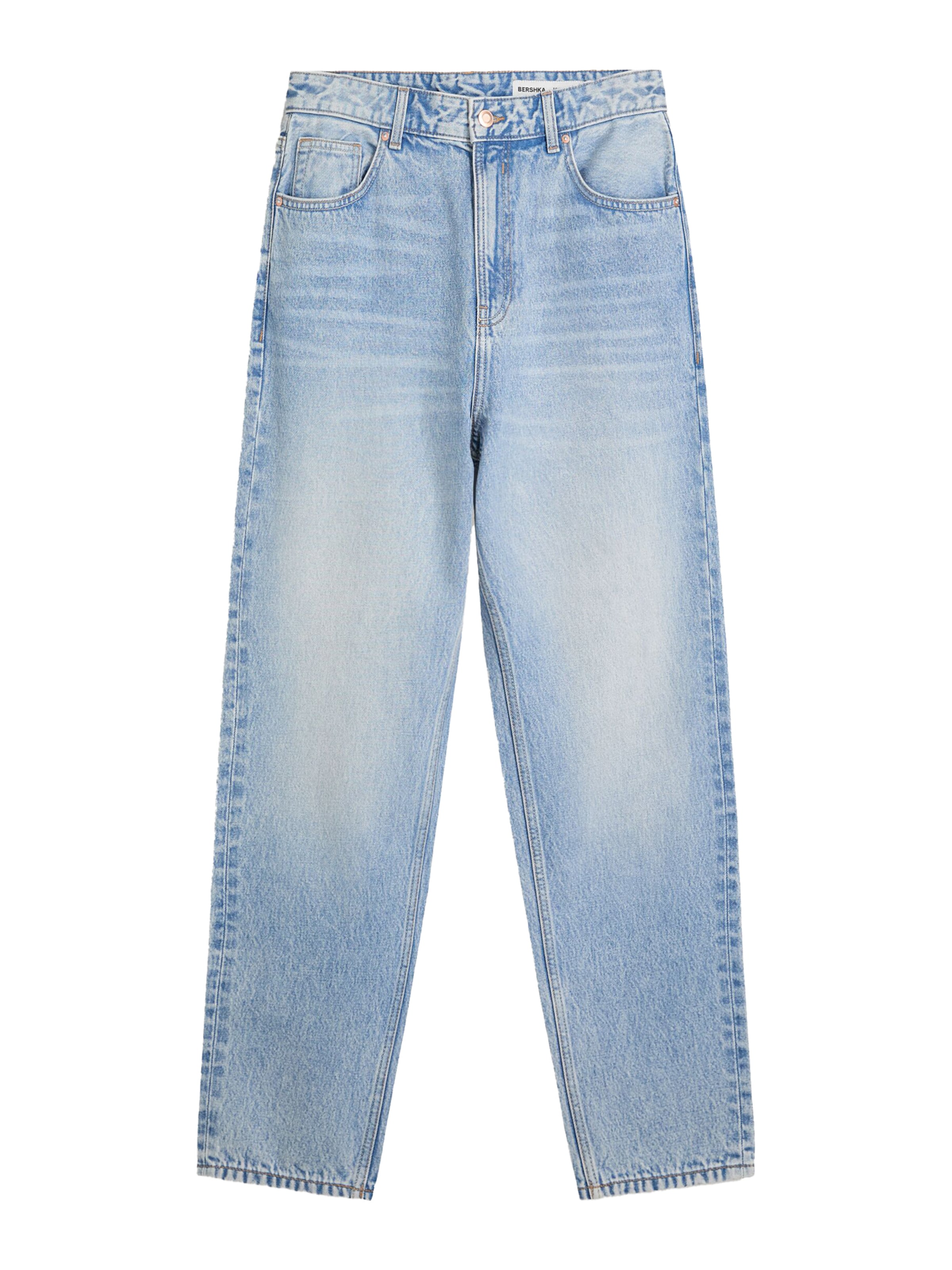 

Bershka Джинсы свободного кроя в синем дениме