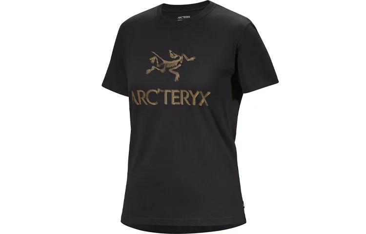 Футболка Arc'Word Cotton Arcteryx, redwood коричневый/warm sun оранжевый/sequoia/solaris — фото 4