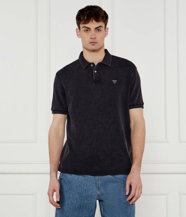 

Рубашка поло Regular fit Guess Jeans, синий