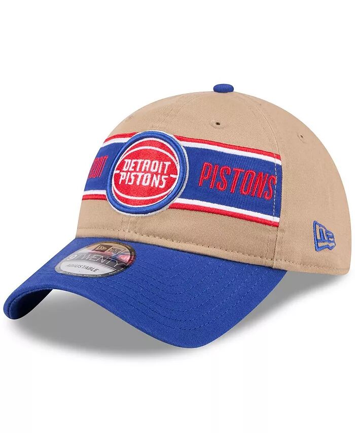 

Мужская бежево-синяя регулируемая кепка Detroit Pistons 2024 NBA Draft 9TWENTY New Era