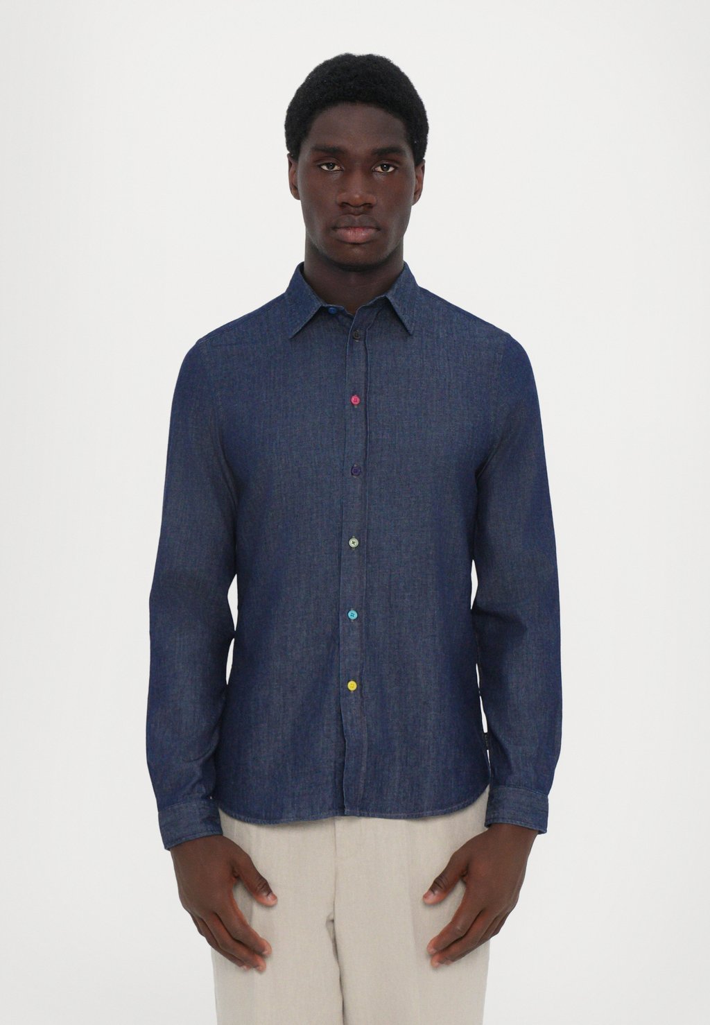 

Рубашка TAILORED FIT SHIRT BUTTONS PS Paul Smith, темно-синий