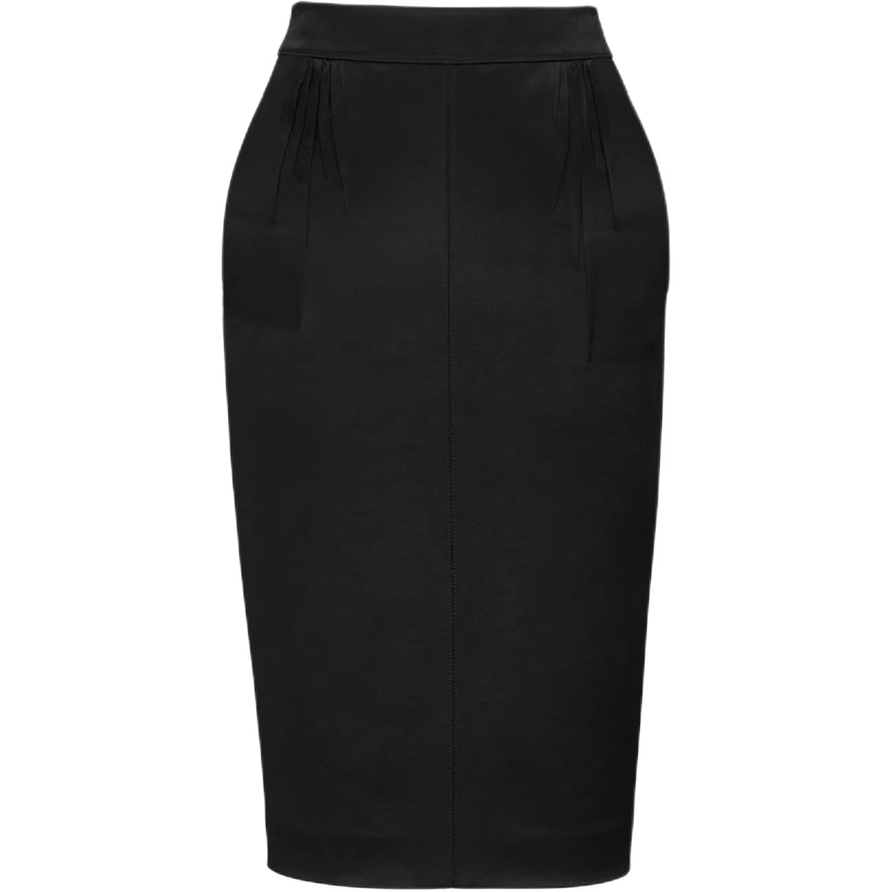 Юбка длинная повседневная SAINT LAURENT черная