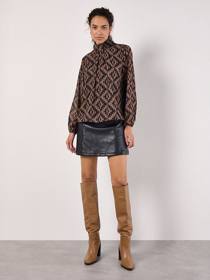 

Apricot Блузка светло-коричневого/черного цвета