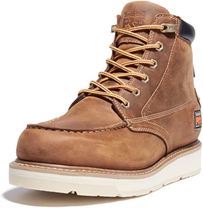 

Мужские рабочие ботинки Timberland PRO Gridworks 6 дюймов с мягким носком, водонепроницаемые, на промышленной танкетке, золотой