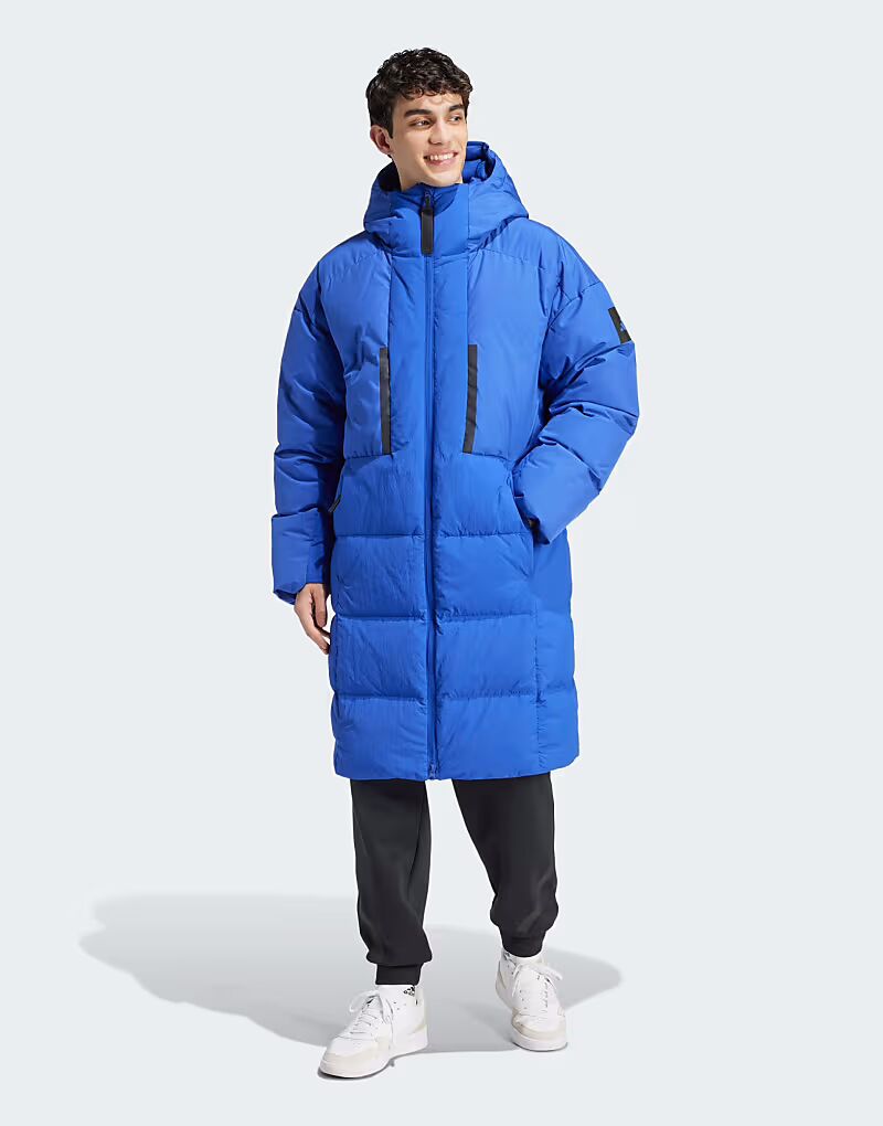 

Синяя парка Adidas Performance Myshelter Down