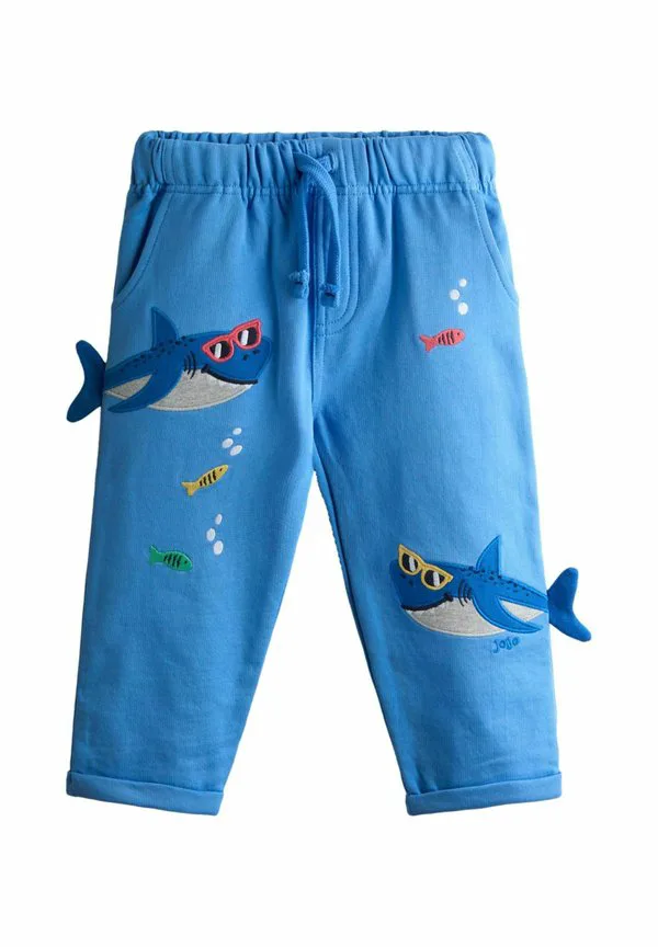 Спортивные брюки стандартного кроя с аппликацией Jojo Maman Bébé, Blue Shark