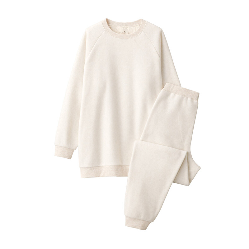

Пижама женская Muji флисовая, слоновая кость