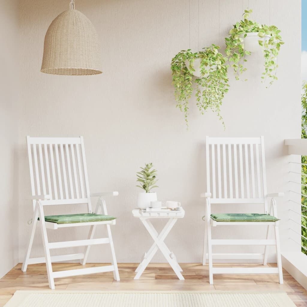 

Подушка на сиденье 2 шт. Узор «Листик» 50х50х7 см, ткань. DKD HOME DECOR