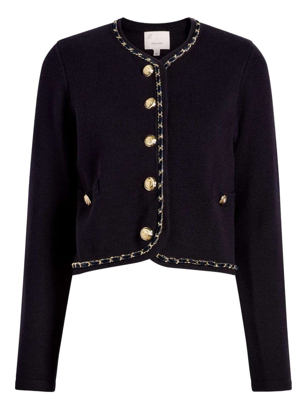 

Кардиган с цепочкой Cinq A Sept, синий