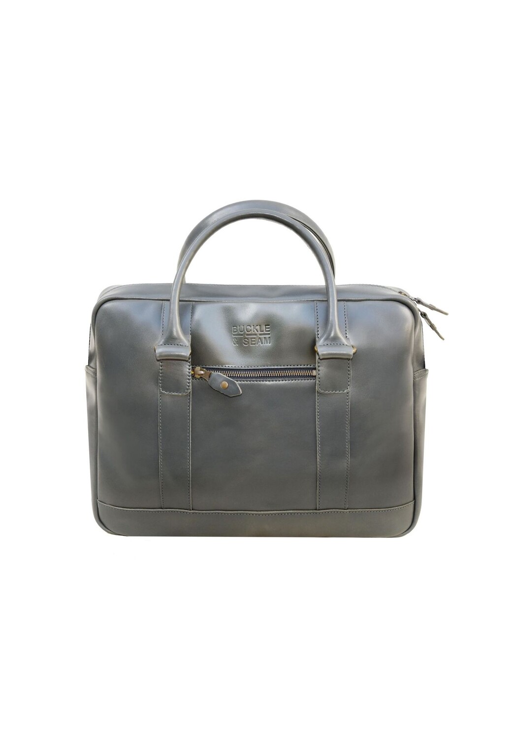 

Кожаный портфель Everett с отделением для ноутбука 38 см BUCKLE & SEAM, антрацит