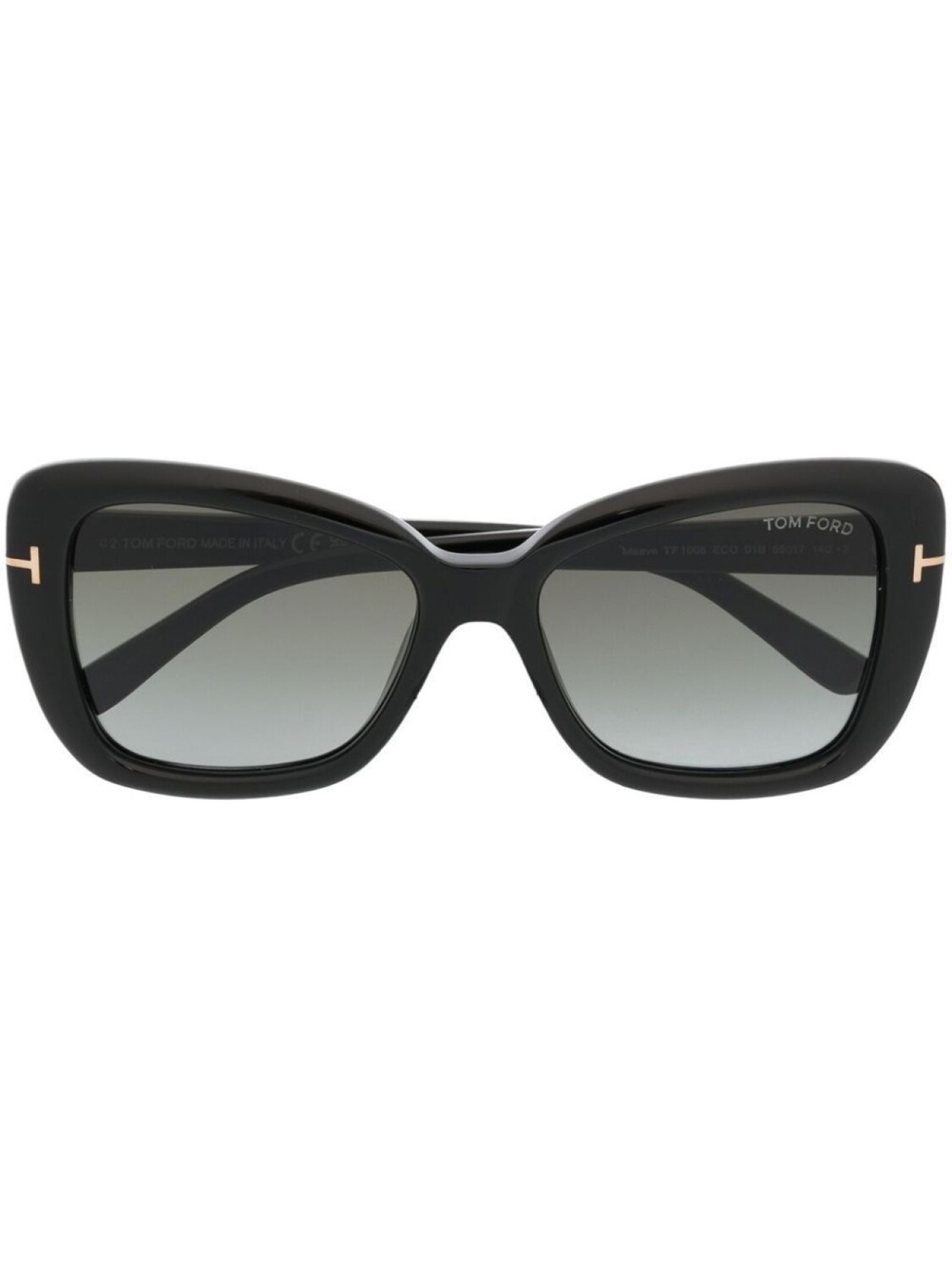 

TOM FORD Eyewear солнцезащитные очки в оправе 'бабочка', черный