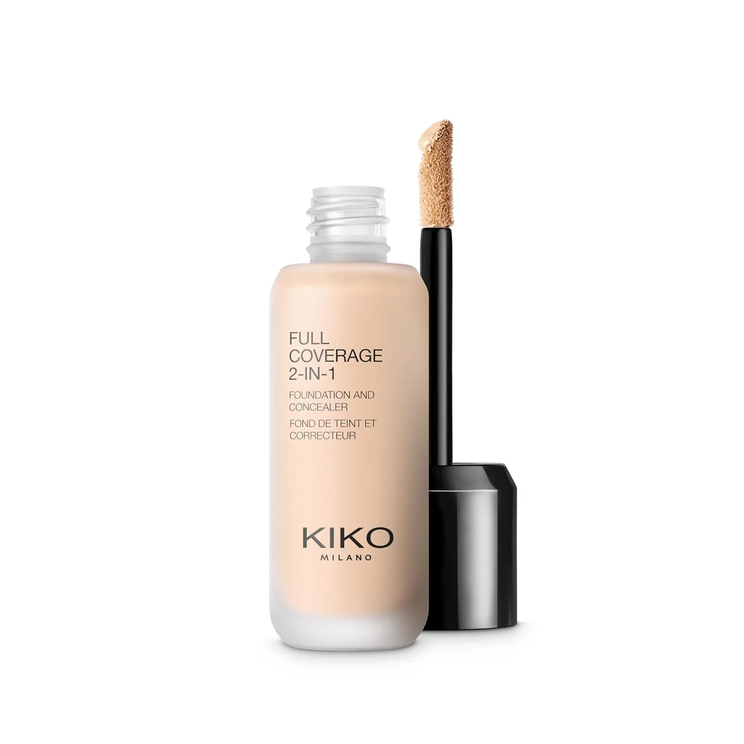 KIKO Milano Тональный крем и консилер с полным покрытием 2 в 1, 01 - Warm Rose