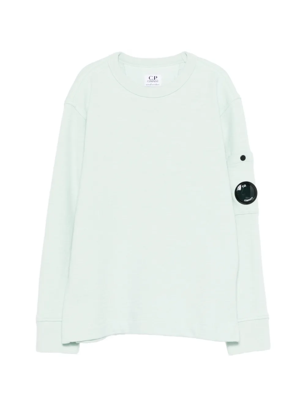 

Джемпер с длинными рукавами и карманом C.P. Company Kids, зеленый