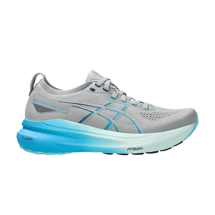 

Кроссовки Wmns Gel Kayano 31, цвет Piedmont Grey Digital Aqua