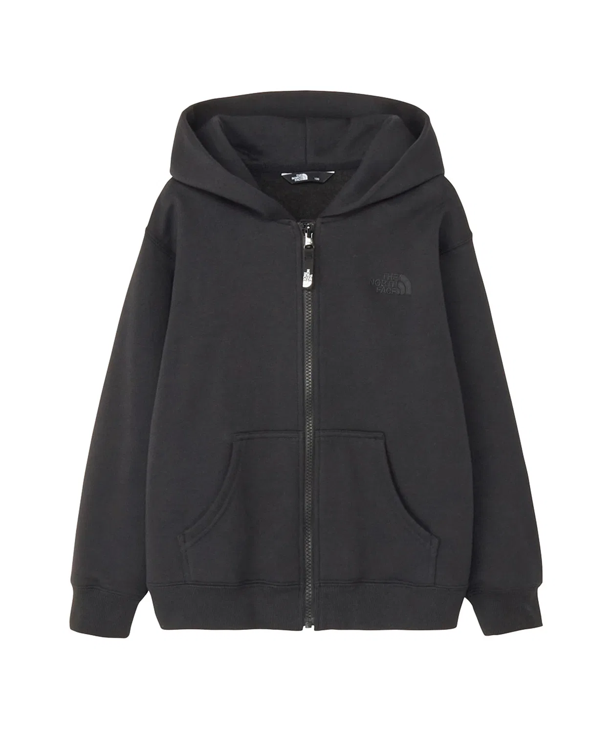 Детская парка The North Face с логотипом, цвет чёрный