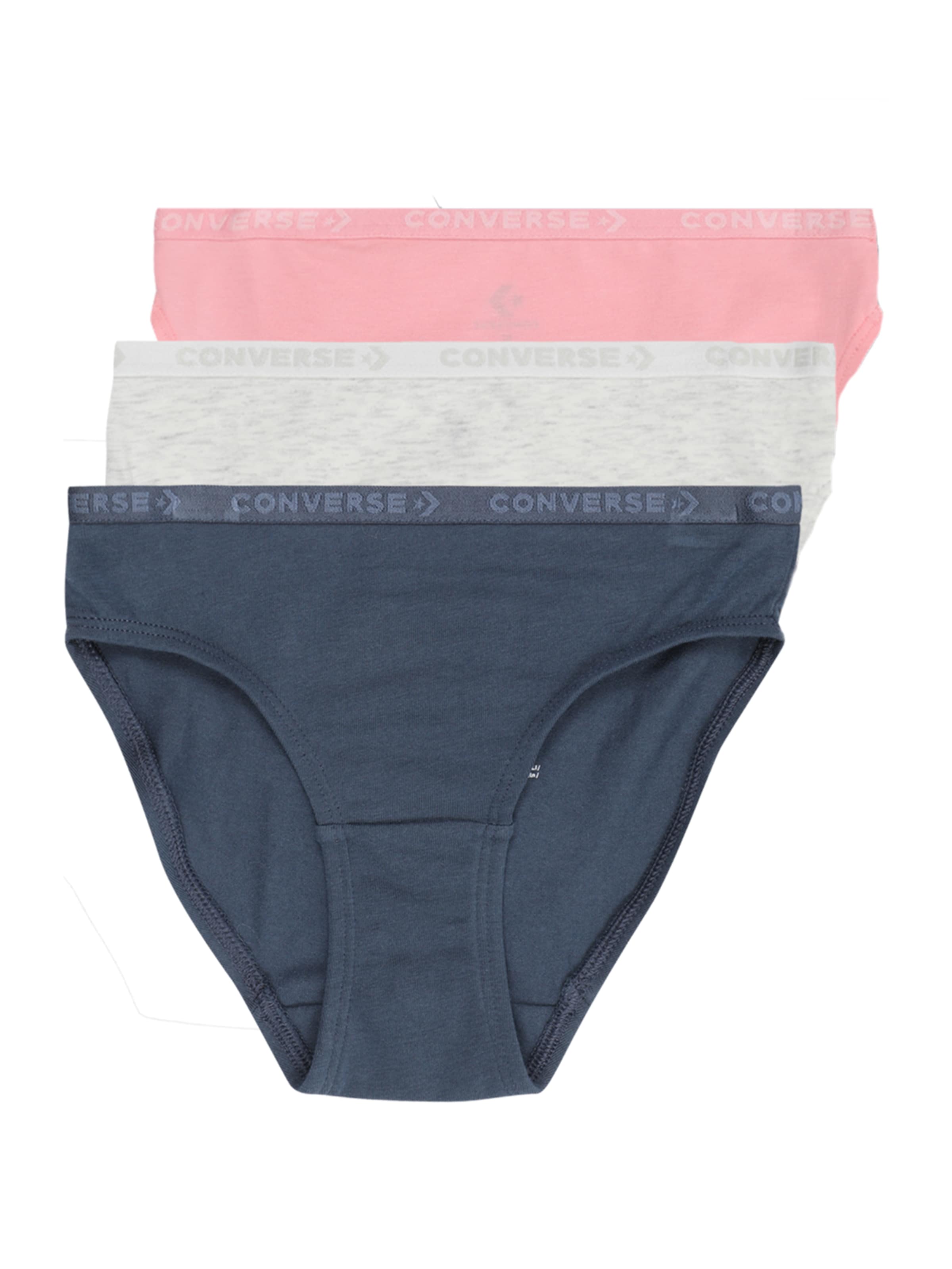 

CONVERSE Трусы 'CLASSIC' в цвете Navy, Light Grey, Rose