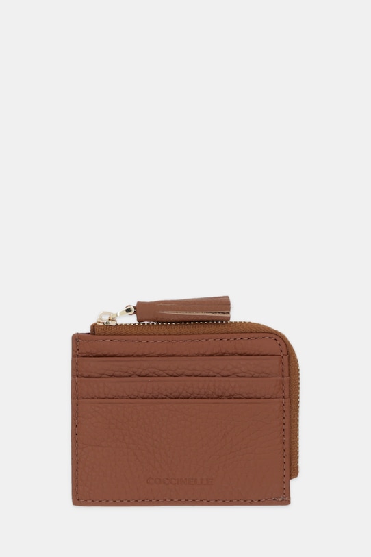 

Кожаный кошелек Coccinelle, коричневый