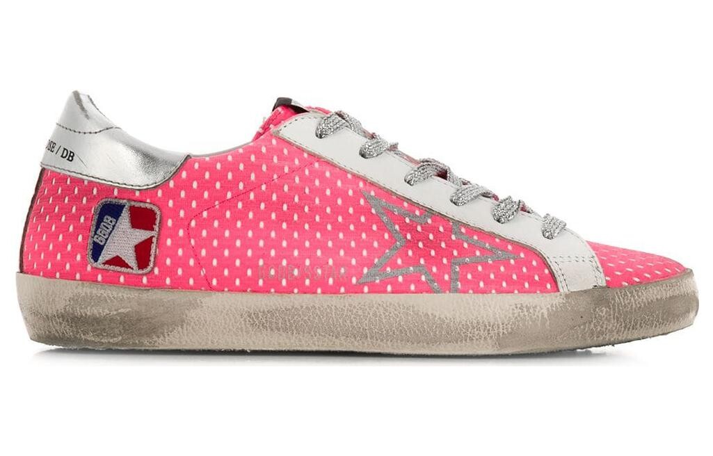 Кроссовки Golden Goose Super-Star Skateboarding Shoes Women's Low-top Pink, розовый — фото 2