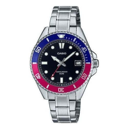 

Часы analog 'silver blue plum' Casio, серебряный