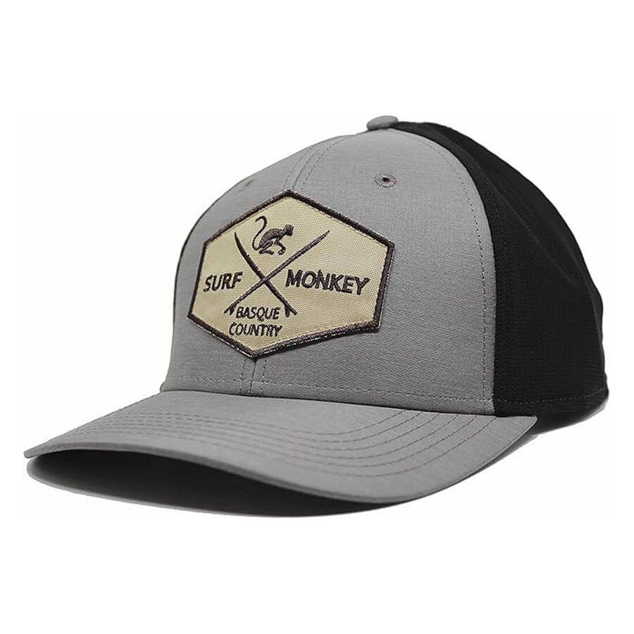 

SURF MONKEY Спортивная шапка Dry-Tech с водоотталкивающей пропиткой / для взрослых / один размер (серая)