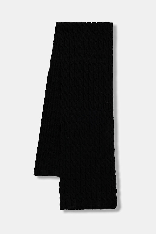 

Шарф из смесовой шерсти Liviana Conti, черный