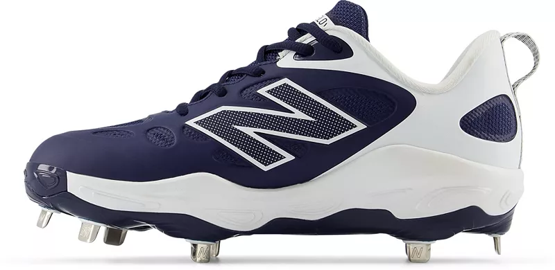 Женские бутсы для софтбола New Balance Fresh Foam X VELO v4 Metal Fastpitch, темно-синий/белый — фото 2