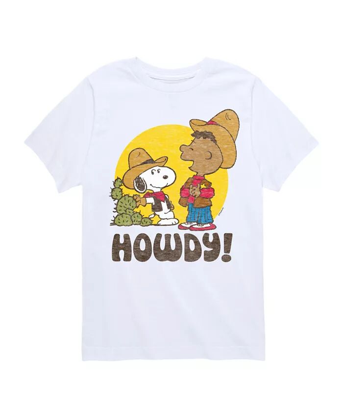 

Футболка с рисунком Big Boys Peanuts Howdy Hybrid, белый