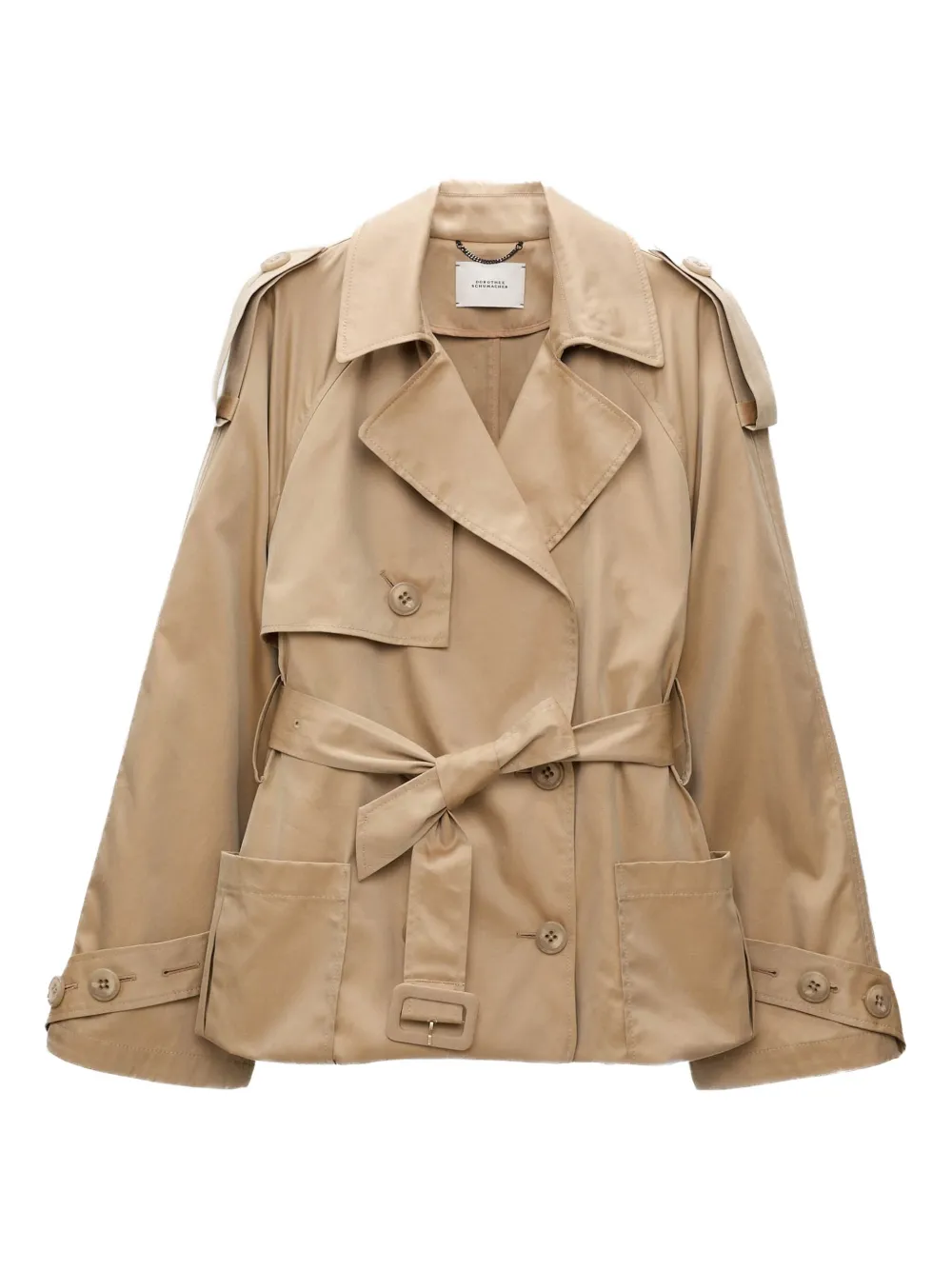 

Тренч Luxury с регулируемым подолом Dorothee Schumacher, нейтральный