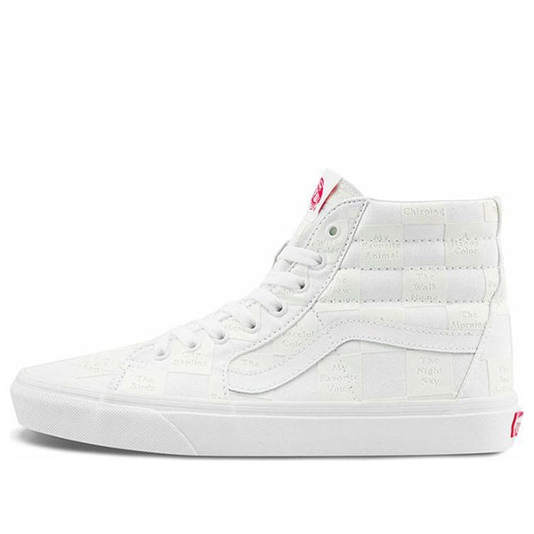 

Кроссовки sk8-hi 'diy checkerboard' Vans, белый