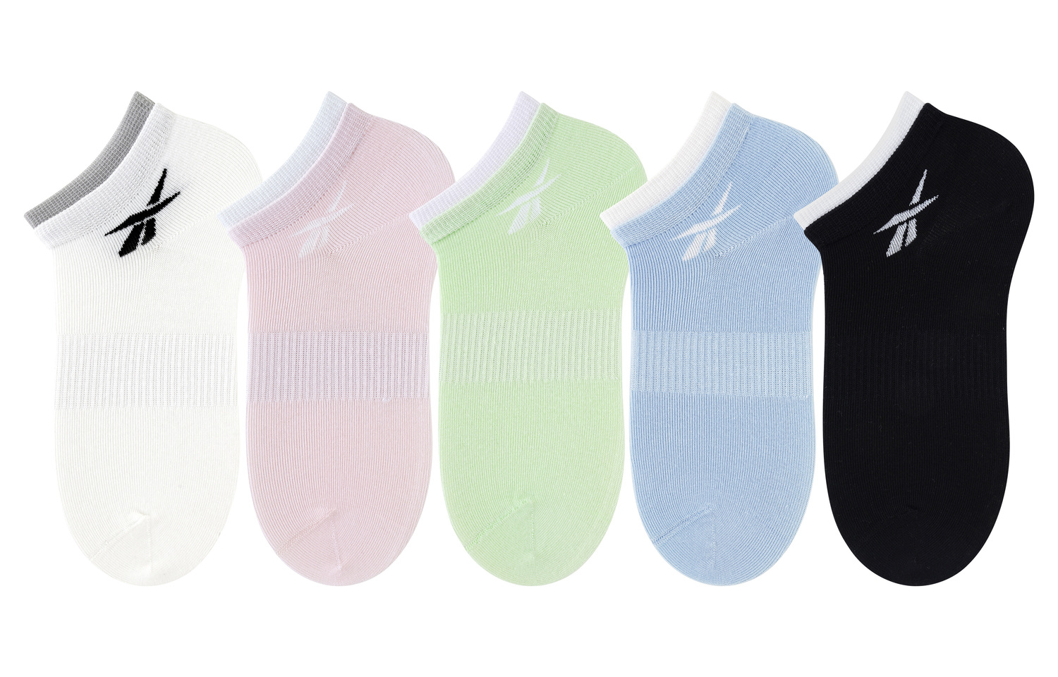 

Низкие носки унисекс набор из 5 пар Reebok, 5 Pack (Mixed Color)