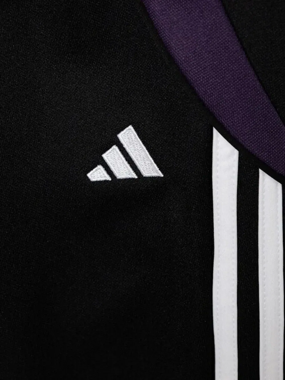 Полосатый спортивный костюм Adidas Kids, фиолетовый — фото 4
