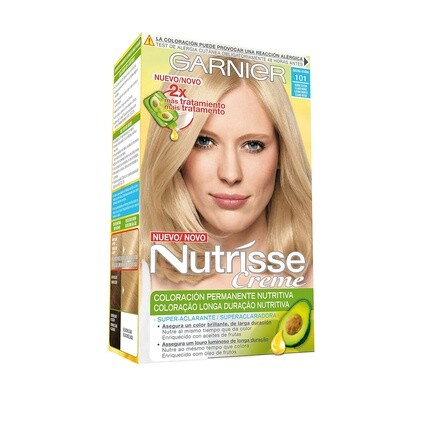 

Garnier Nutrisse Crème Nourishing Color 101 Платиновый пепельный блондин