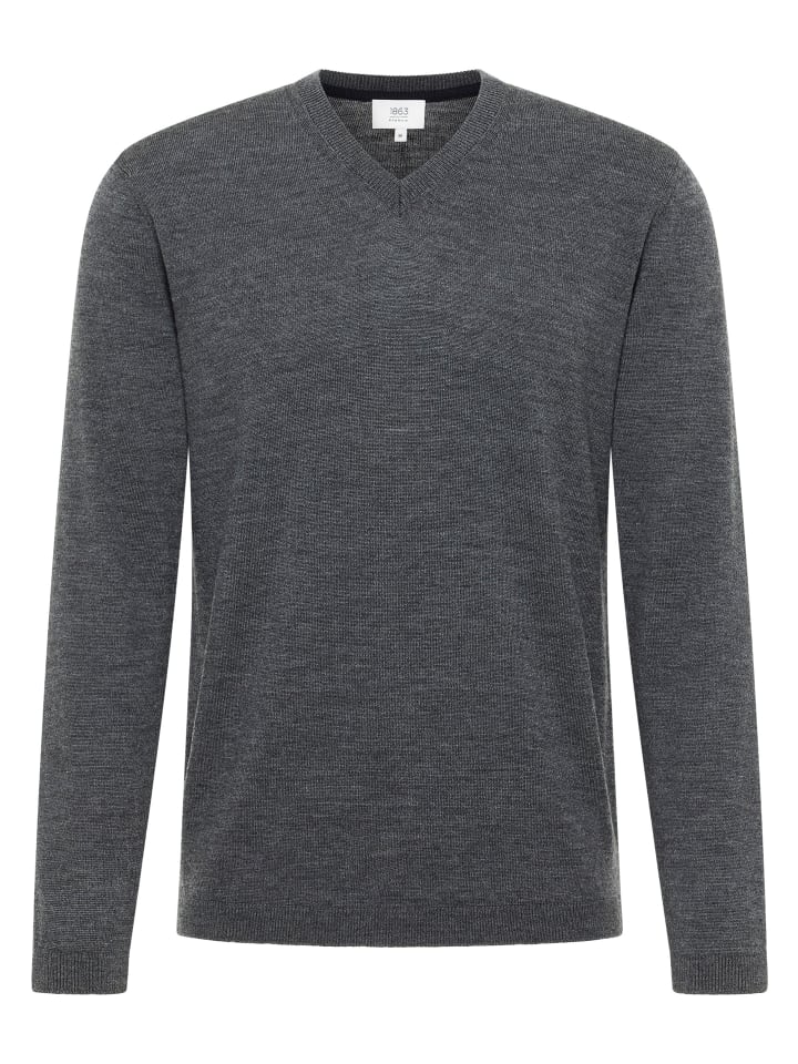 

вязаный свитер антрацитового цвета Eterna