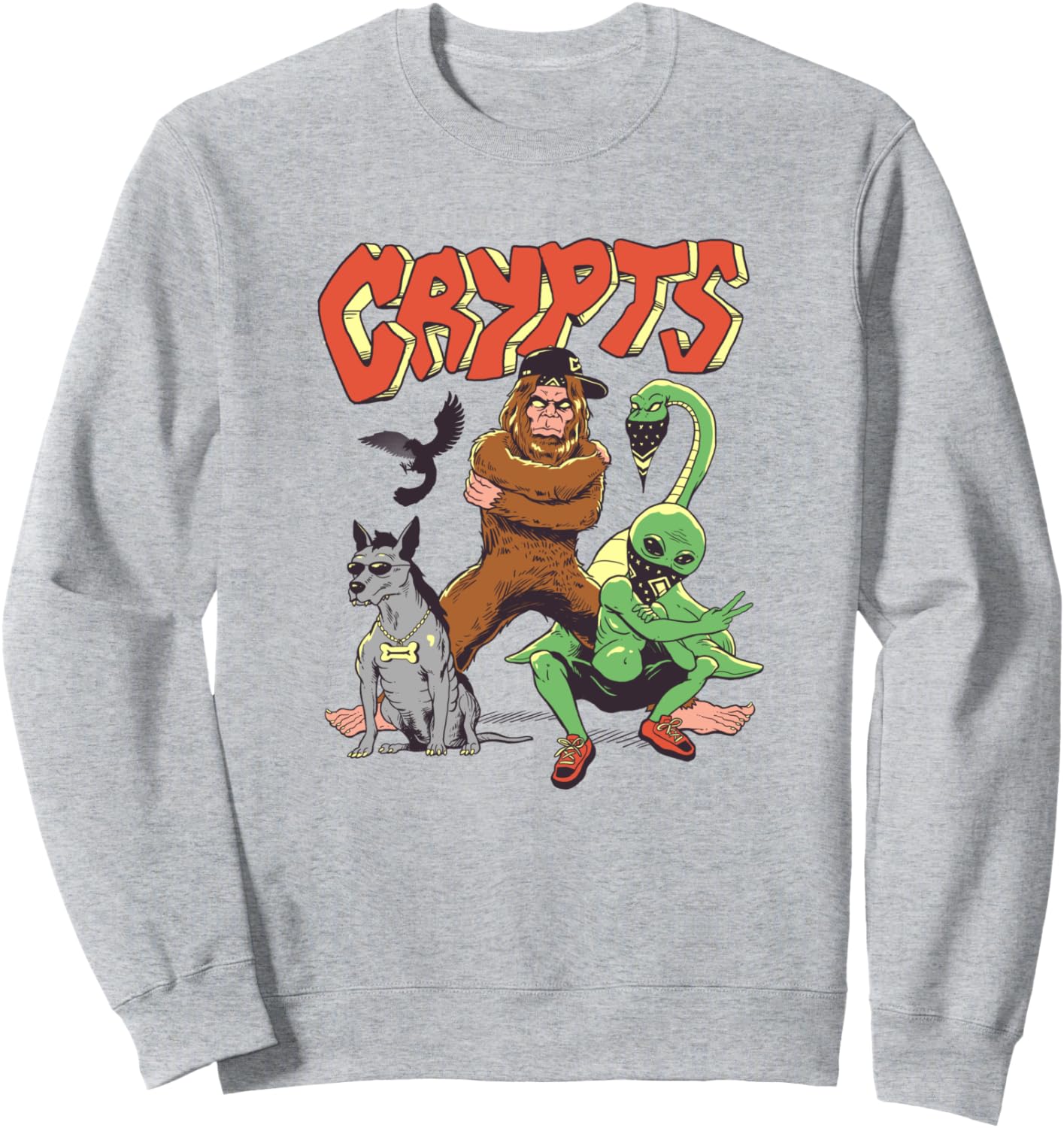 

Криптовалютная толстовка Westside Vincent Trinidad Art, серый