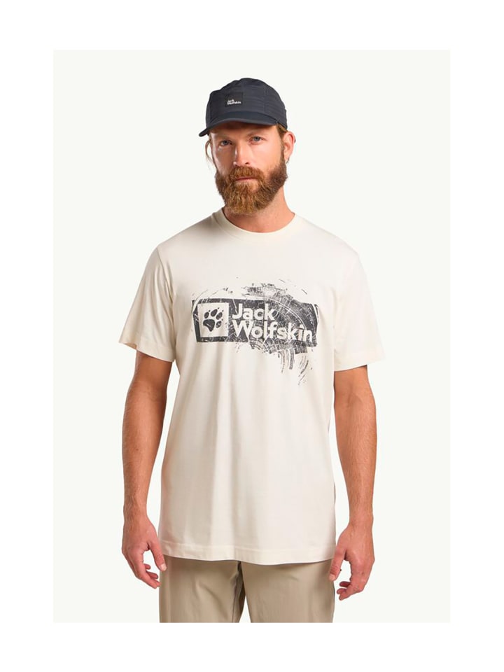 

Футболка белого цвета Jack Wolfskin