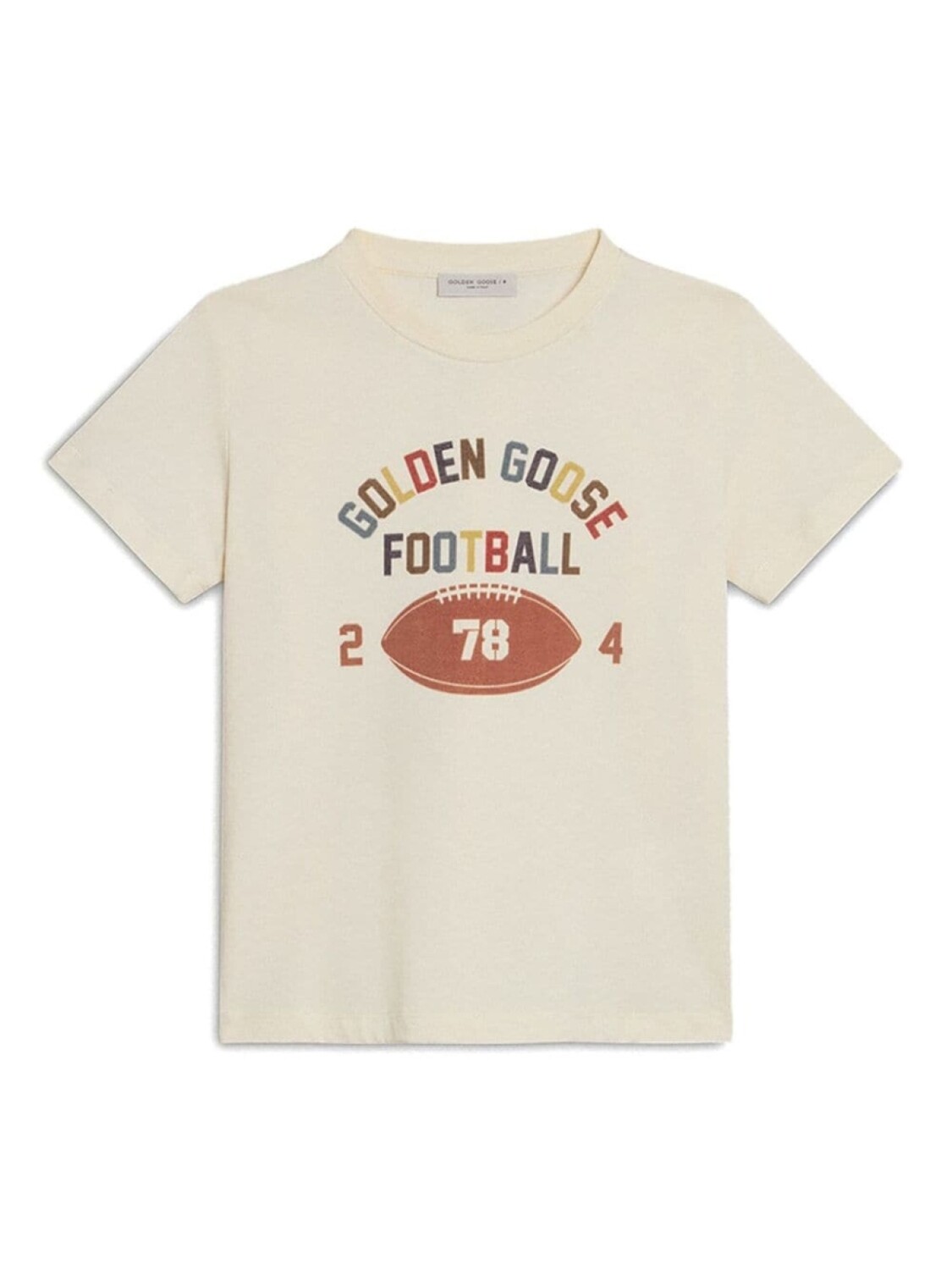 

Golden Goose футболка «Путешествие», нейтральный цвет